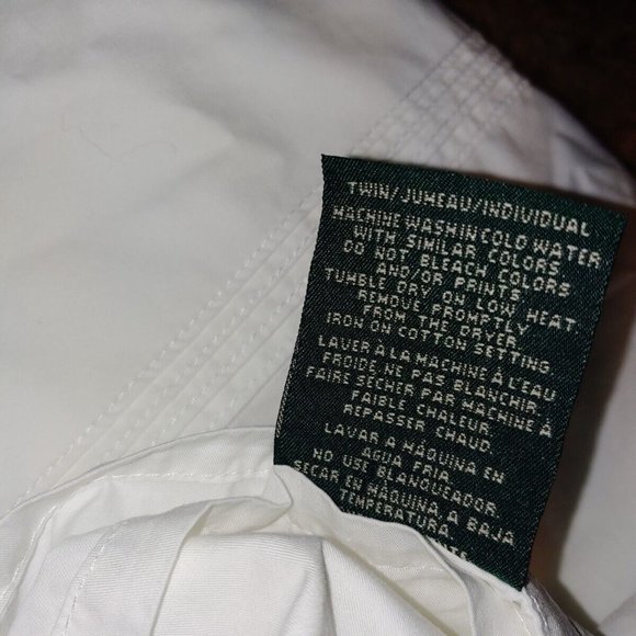 3 Ralph Lauren Twin Cotton Flat Sheets - Picture 9 of 10